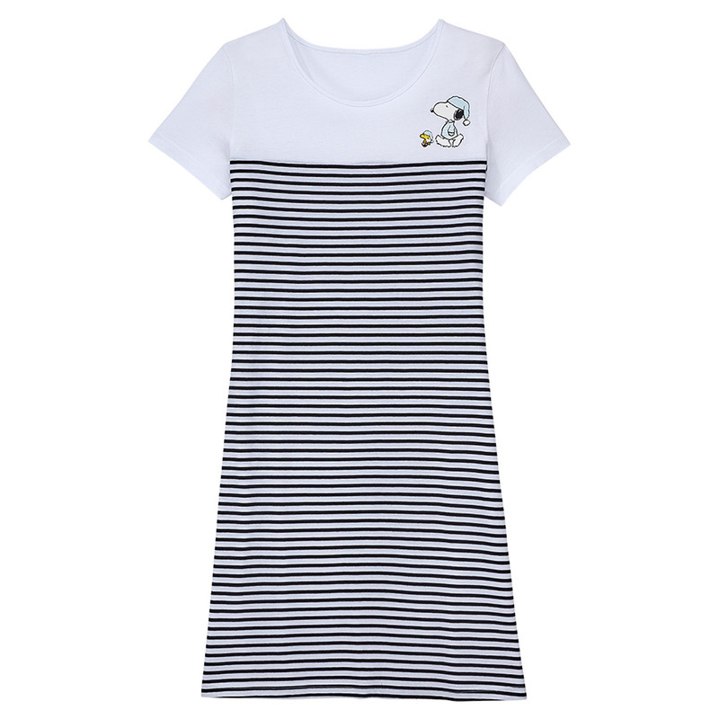 پیراهن زنانه نخی مدل سگ peanuts